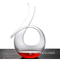 Χωρίς μόλυβδο Crystal Swan Decanter Glass Carafe